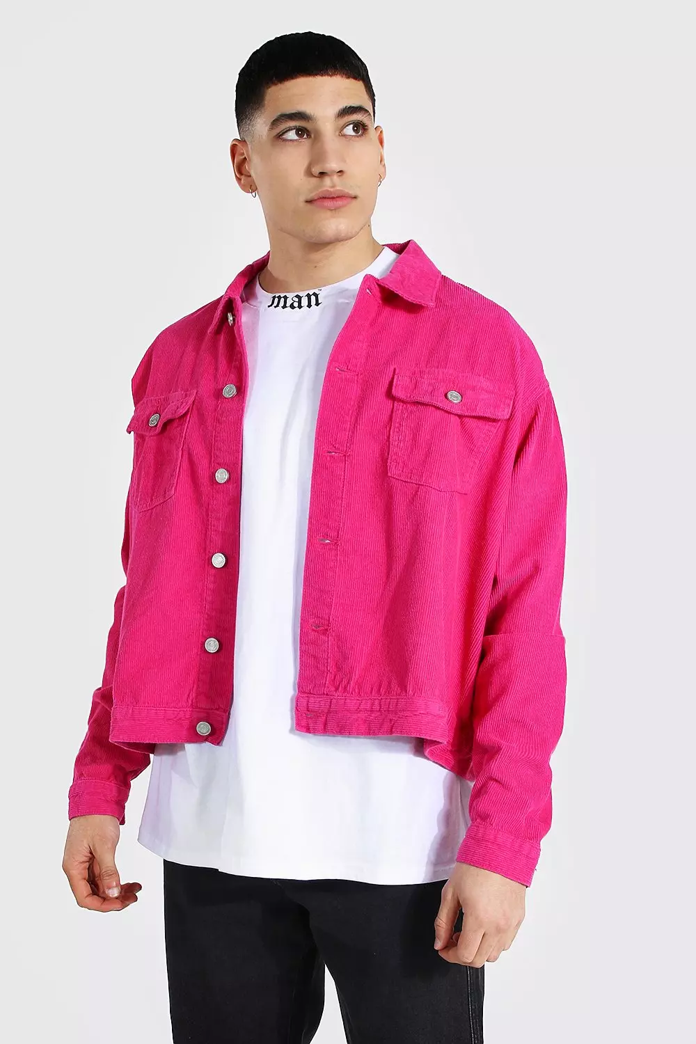 Boohooman on sale pink jacket